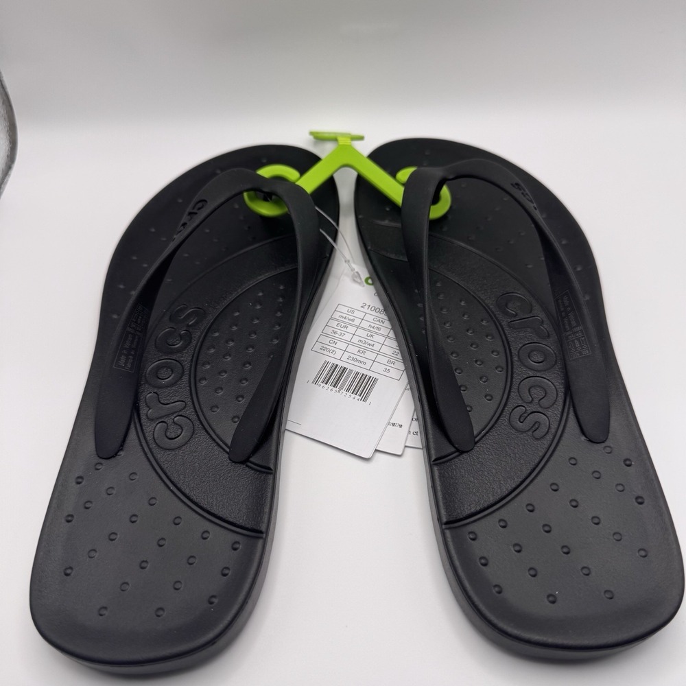 CROCS FLIP Unisex Mens 4 Womens‎ 6 WATER FRIENDLY BEACH/POOLFLIP FLOP SANDALS